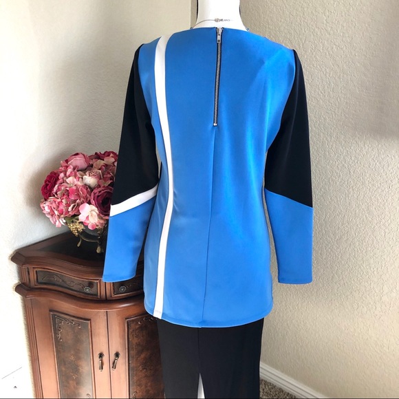 Worthington Color Block Tunic Top - Picture 3 of 8